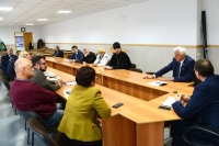 Митрополит Владимир принял участие во встрече с заместителем Председателя Общественной палаты Российской Федерации Александром Точеновым